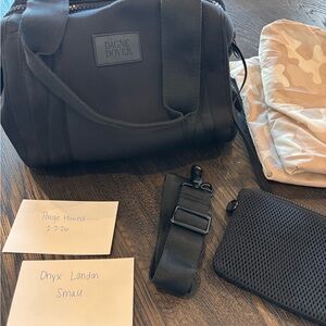 Dagne Dover Onyx Landon Duffel Bag - SMALL